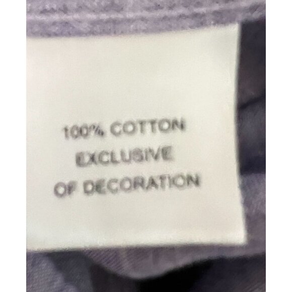 Tailorbyrd Mens 2XL SS Shirt Blue w/ Plaid Accents 100% Cotton Button-Down Colla - Picture 4 of 8